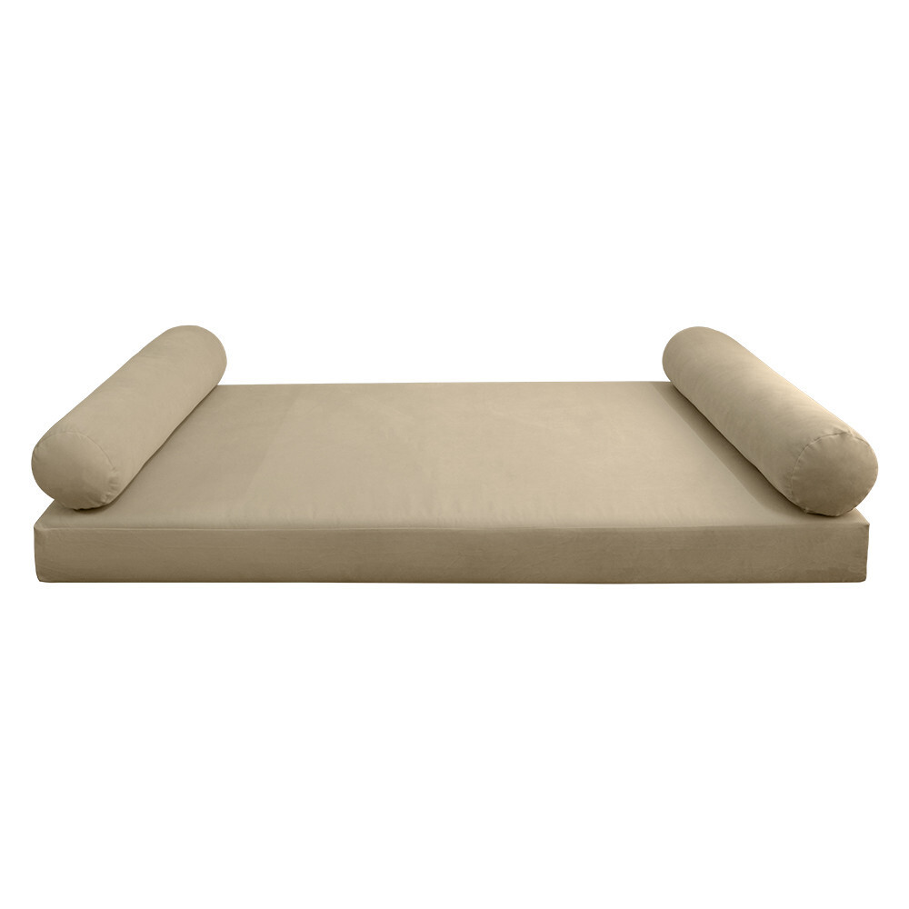 STYLE V5 Full Velvet Knife Edge Indoor Daybed Mattress Pillow |COVER ONLY| AD304