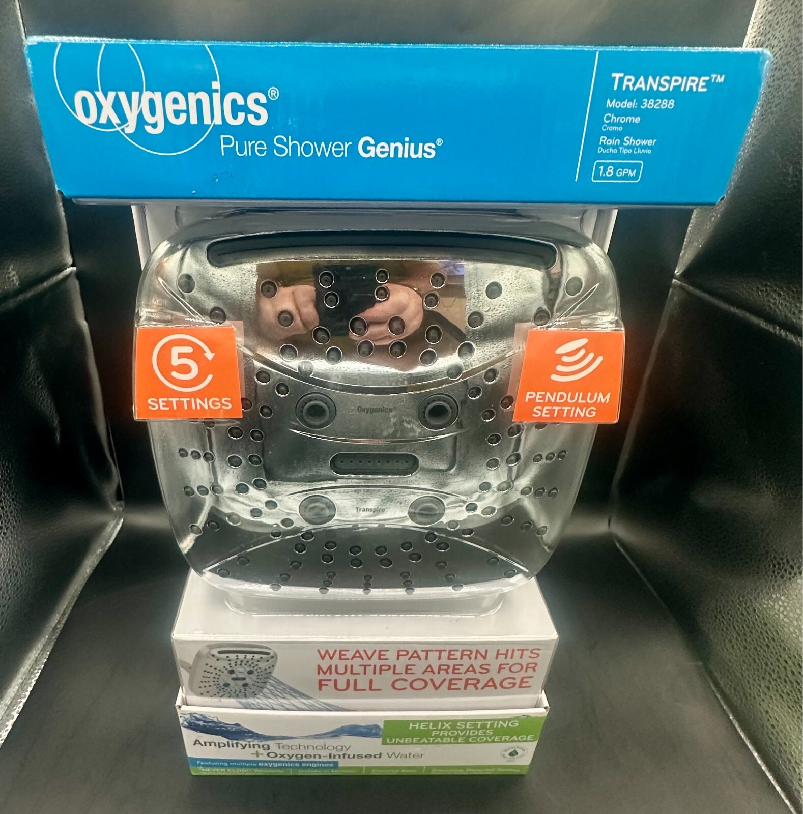 Oxygenics® Pure Shower Genius® - Transpire - Chrome