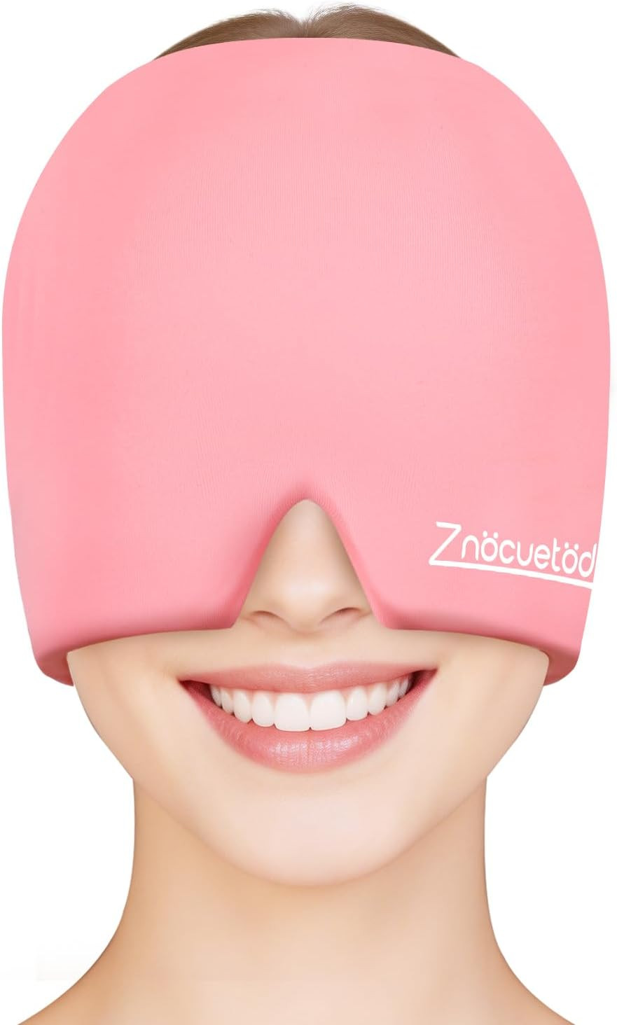 Migraine Headache Relief Cap Hat Full Head Ice Pack Wrap Cooling Gel Ice Beanie