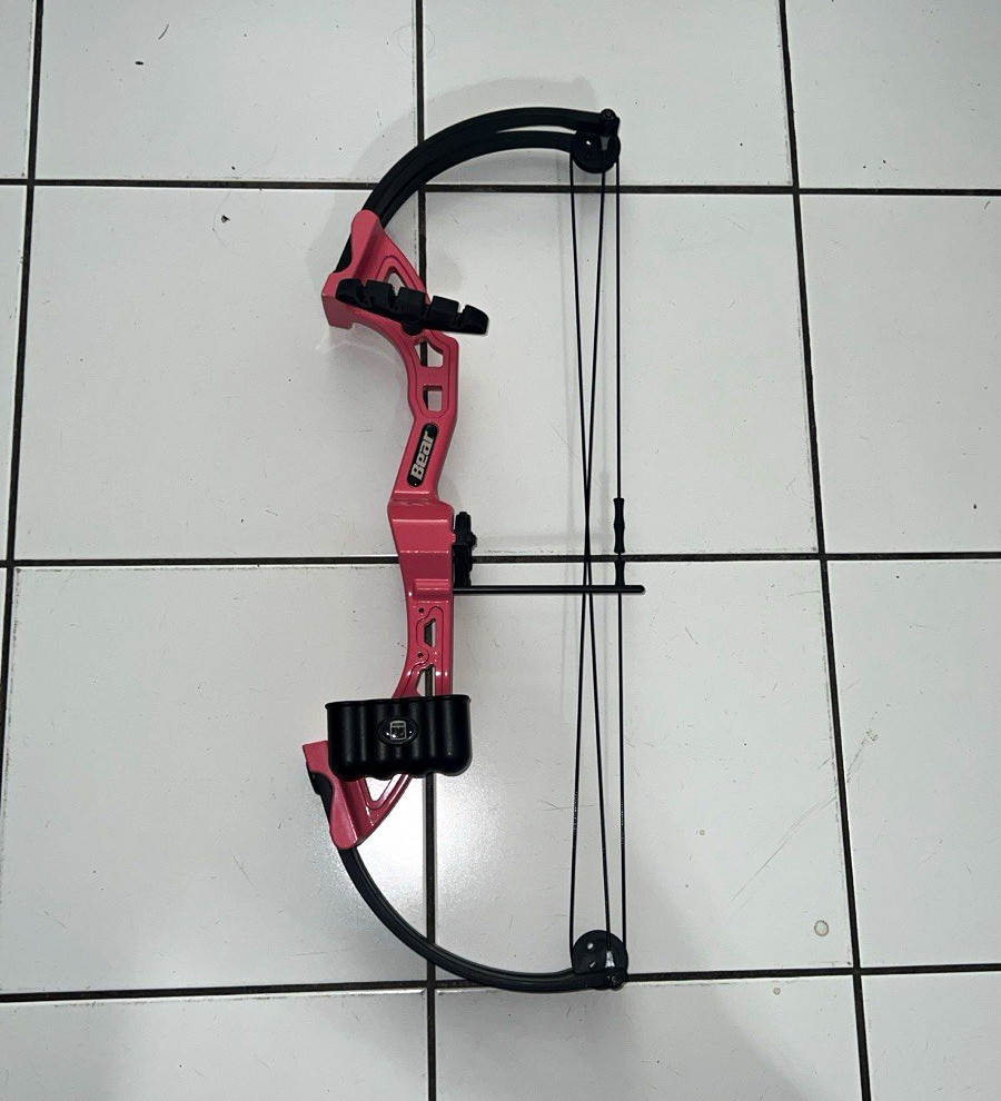 Bear Youth Compound Bow - Pink and Black
