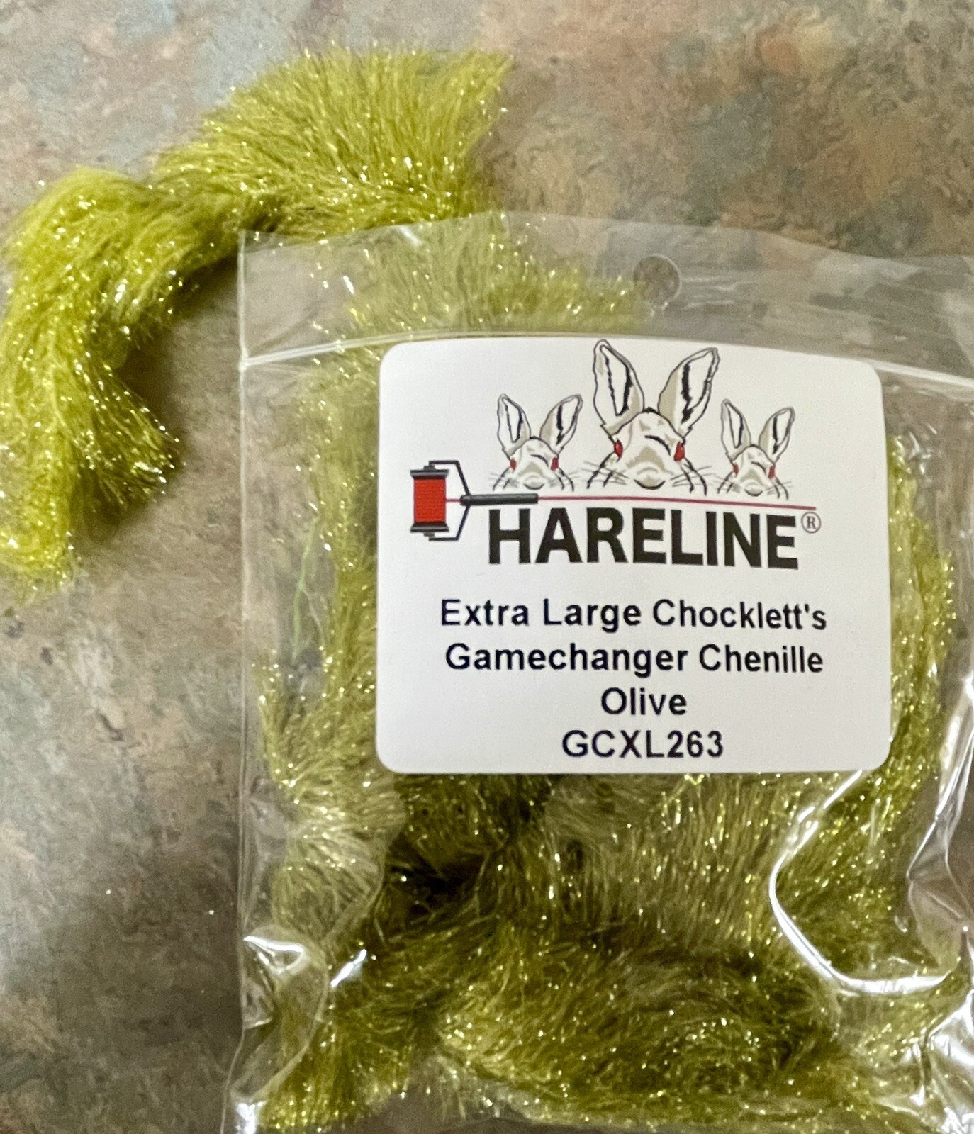 EXTRA LARGE CHOCKLETT'S GAME CHANGER CHENILLE. FLY TYING GAMECHANGERS. 10 COLORS