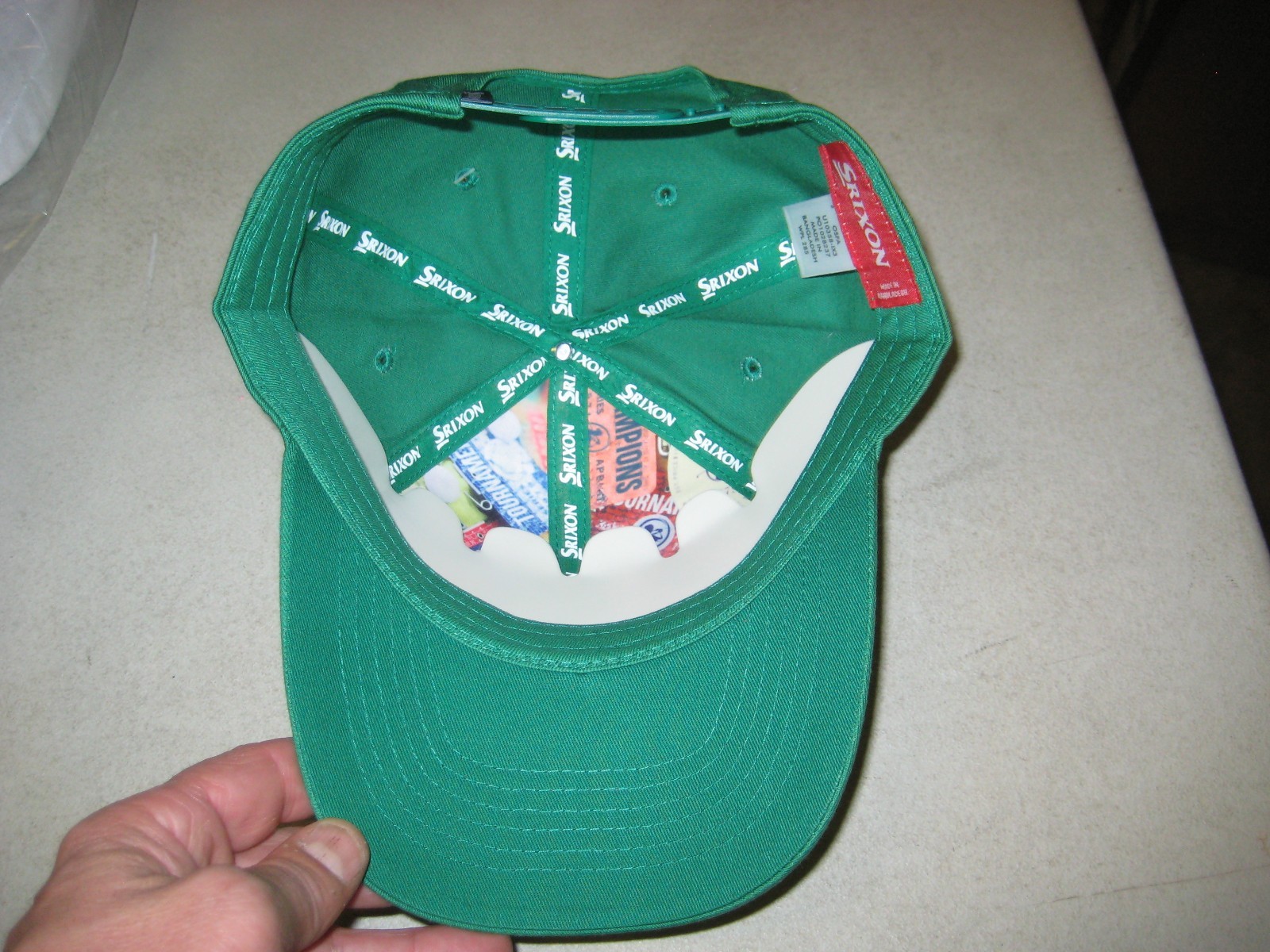 BRAND NEW Srixon SRX Spring Tour Golf cap hat Limited Edition Green