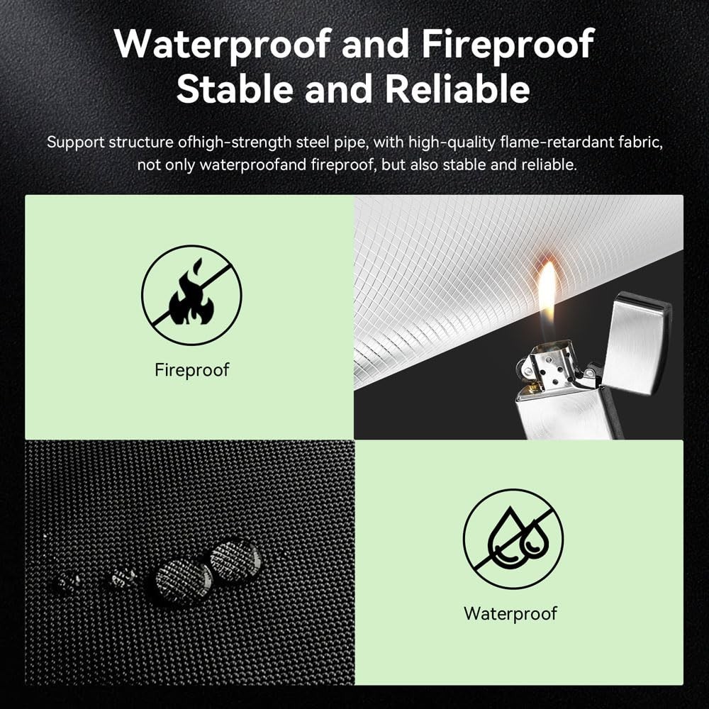 Laser Engraver Integrated Enclosure with LED Light, Fireproof and Dustproof Prot
