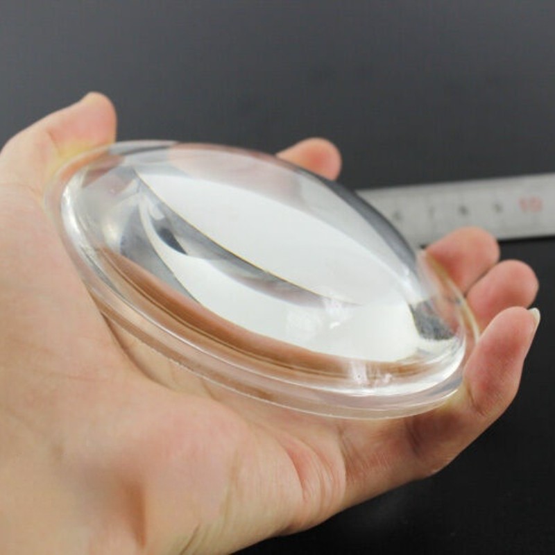 2pcs 44mm Optical Aspheric Plano-convex Lens for Projectors Condenser Lens LED