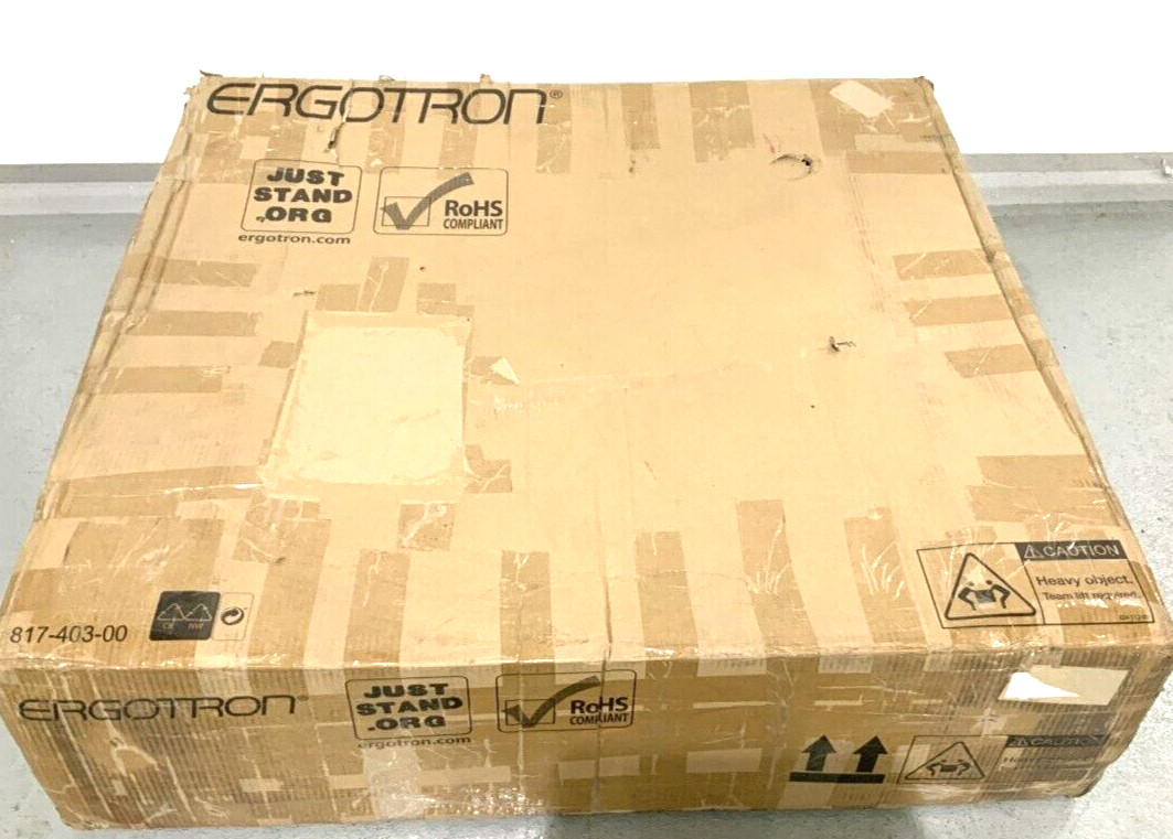 Ergotron WorkFit-TLE Sit-Stand Adjustable Workstation (33-444-921) - Black ✅❤️️✅