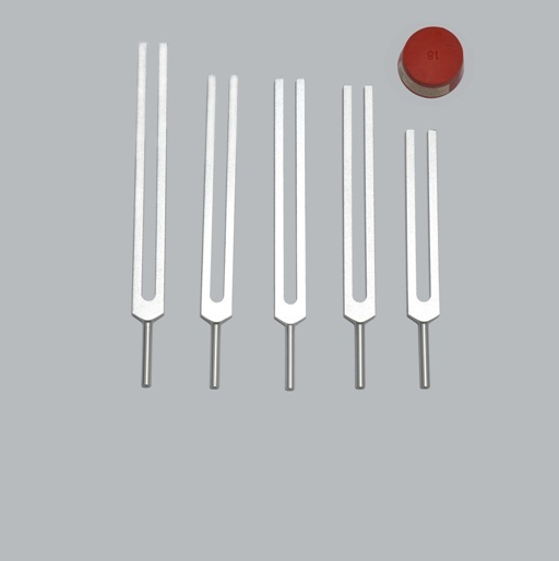 5pc Harmonic Sharp Tuning Forks missing link to chakra For Sound Healing Therapy