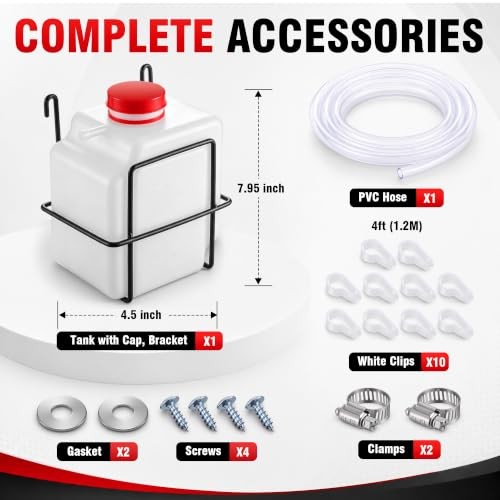 Universal Engine Coolant Overflow Tank Recovery Kit Compatible with 54002 |