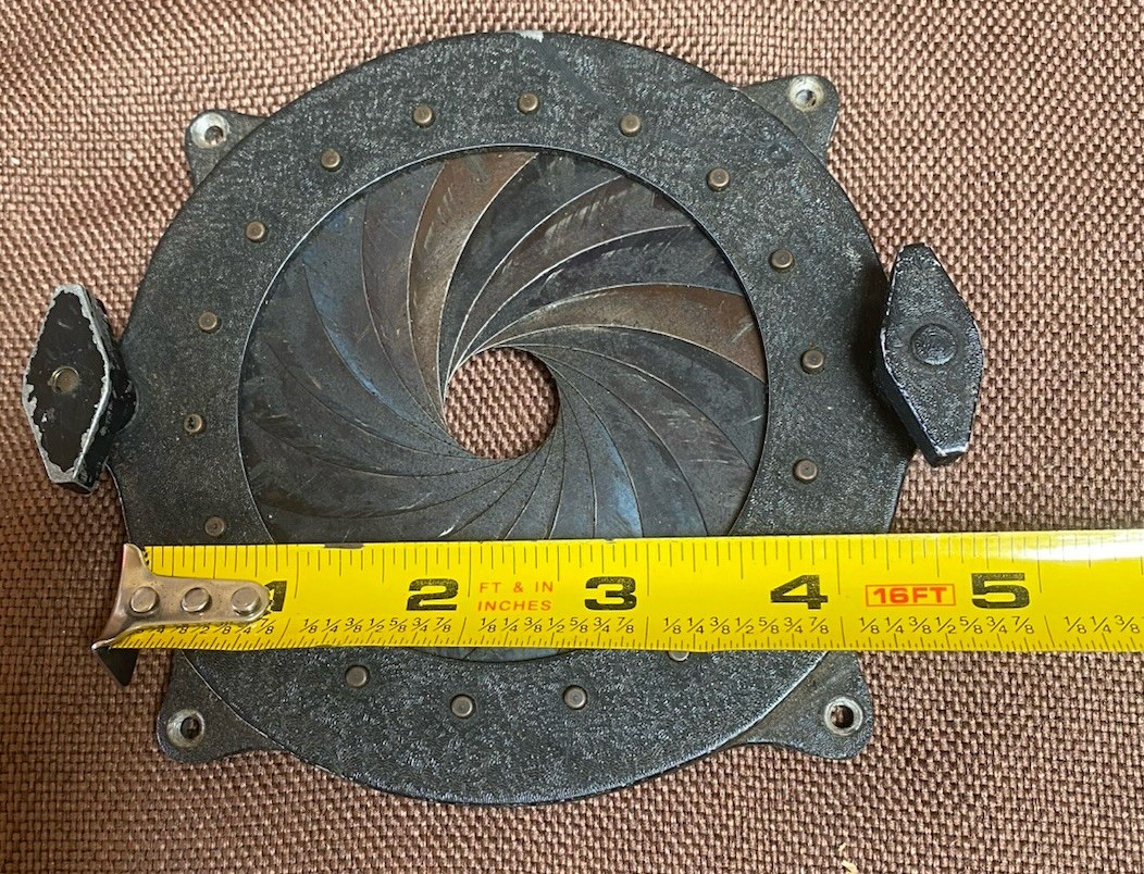 Ultra Large Iris Diaphragm for Mounting Large Format Lenses