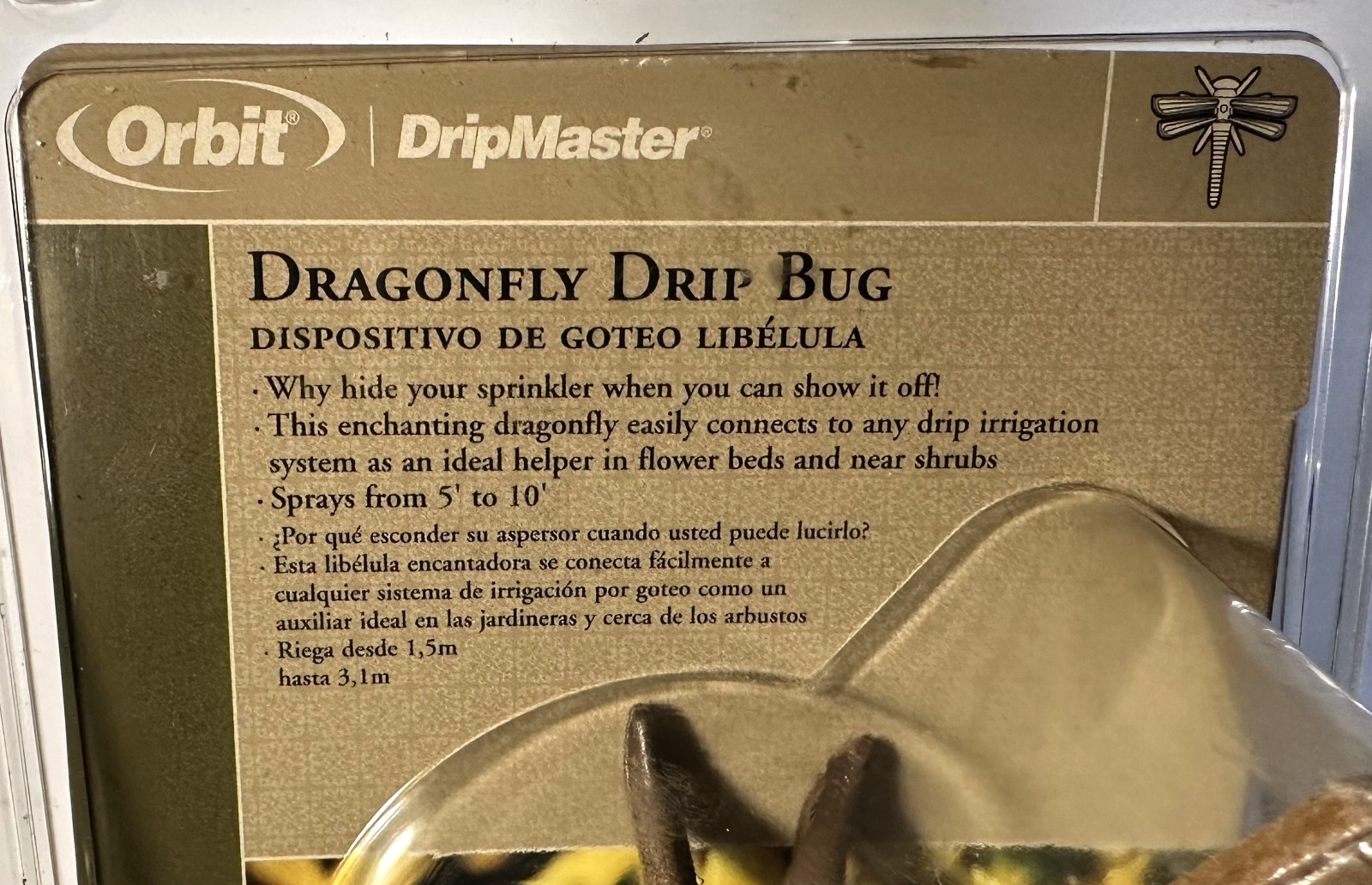Orbit Irrigation DripMaster Dragonfly Drip Bug Sprinkler #66602 NOS
