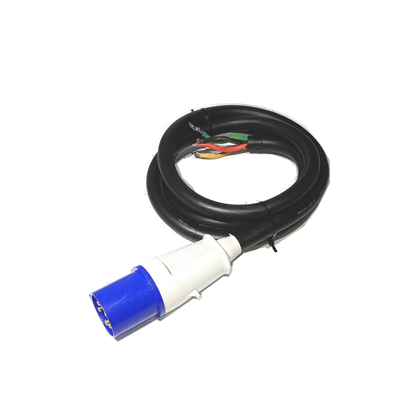 TF Cable 10' 6 AWG 4/C Type W Portable Power Cable 2000V 90C Walther IEC 60309
