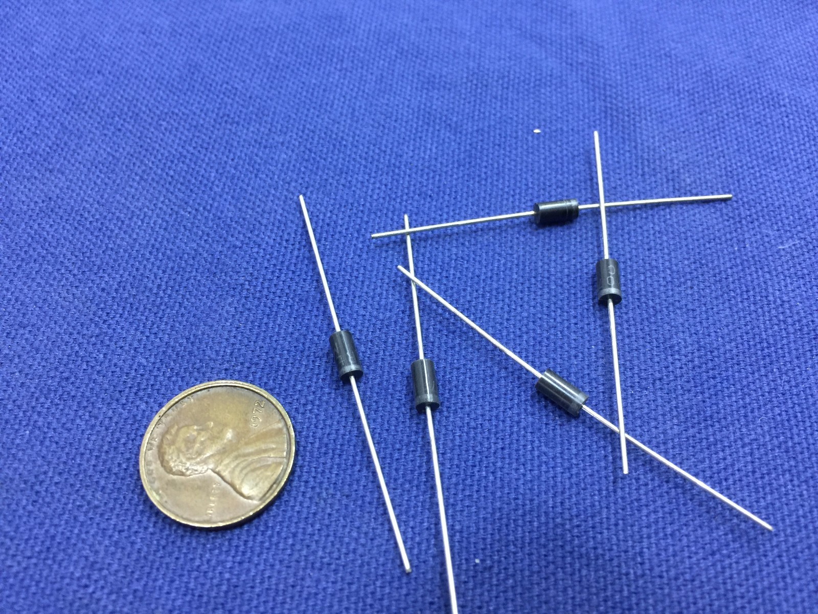 5 Pieces DO-15 RL207 pcs x 1000V 2A Axial Leaded Rectifier Diodes A7 STAMP