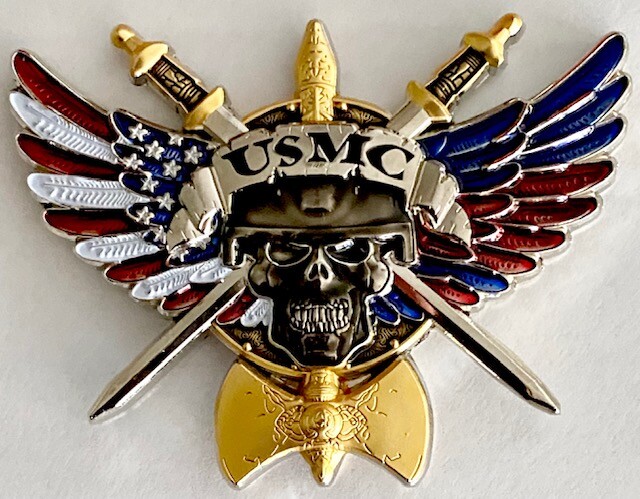 USMC MSG-D Marine Security Guard Detachment Phnom Penh, Cambodia Challenge Coin