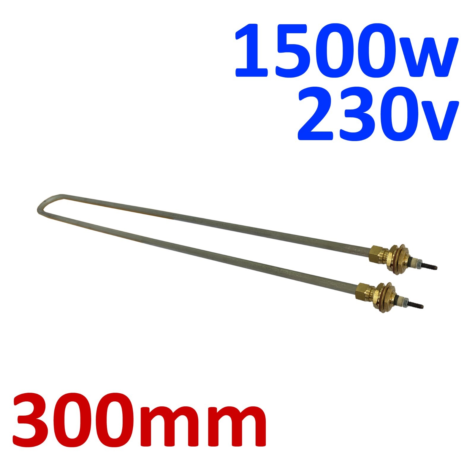 HEATING ELEMENT UNIVERSAL U SHAPED FOR BAIN MARIE OR HOT CUPBOARD 1500W 1ft 230v