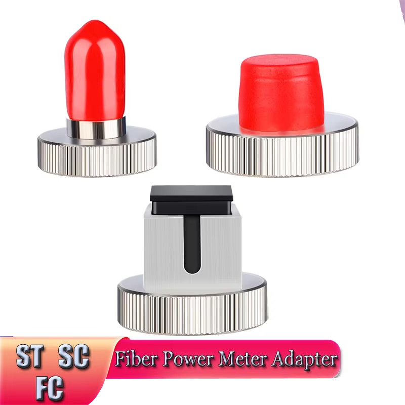 2pcs Optical Power Meter Conversion Adapter Coupler SC/ST/ FC Fiber Connector