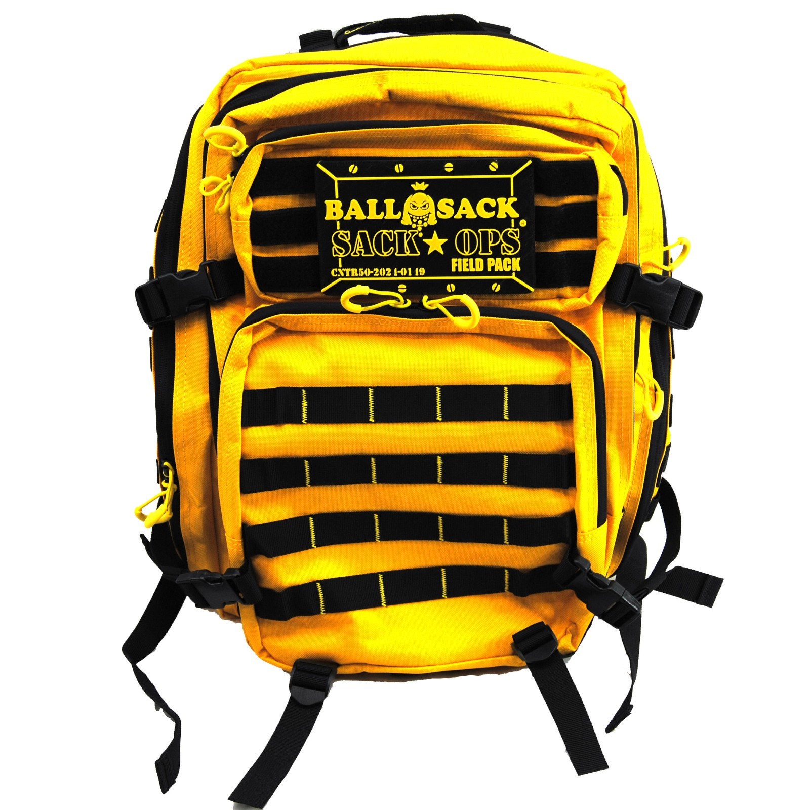 BALLSACK Paintball SACK-OPS Field Pack Backpack w/ Equipped Locator Yellow
