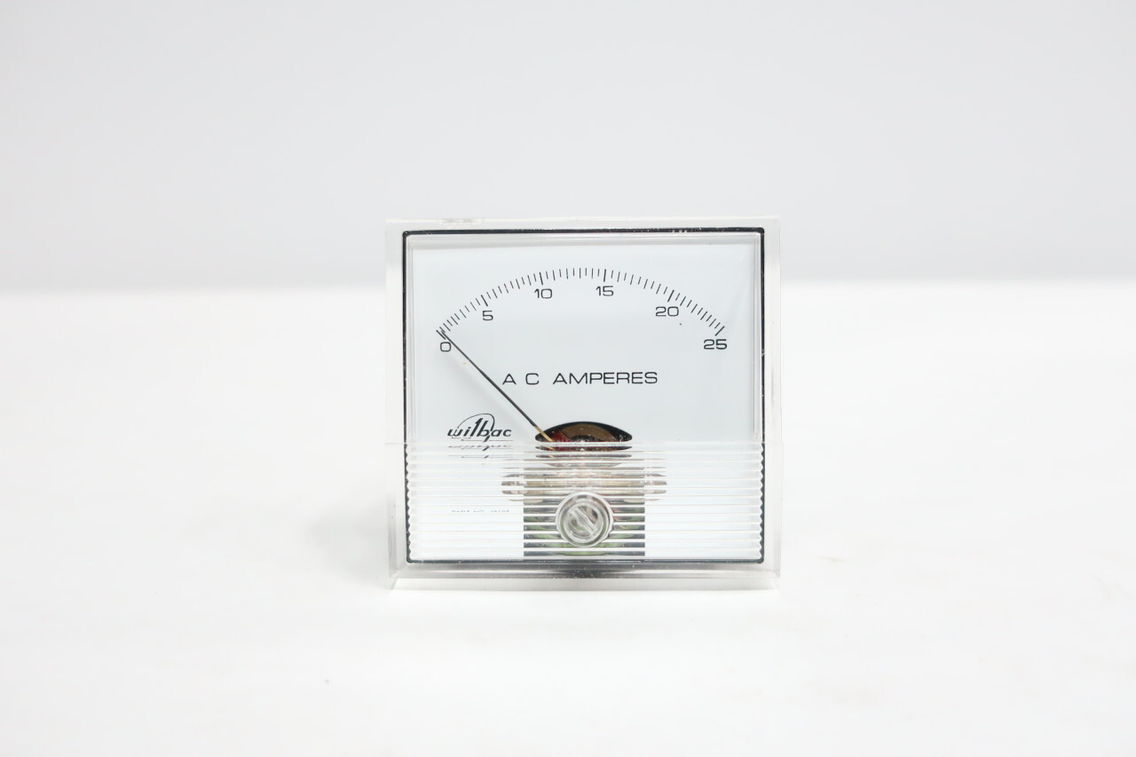 Wilbac 18195 Ammeter 0-25a Amp