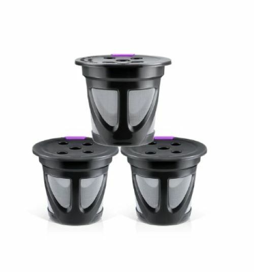 3 Keurig Supreme K-Supreme Plus Reusable K Cup Refillable Capsule Pods 5 hole
