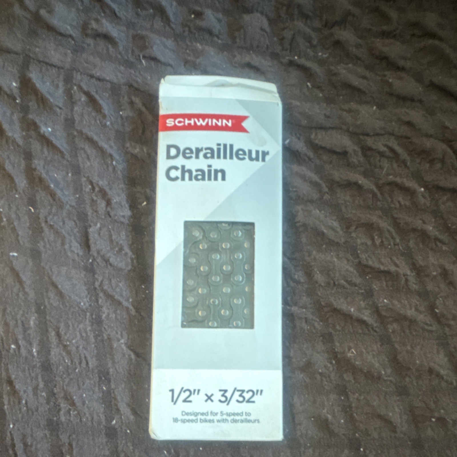 Schwinn Derailleur Chain 1/2" x 3/32" 5-18 Speed Silver Steel Master Link Pin