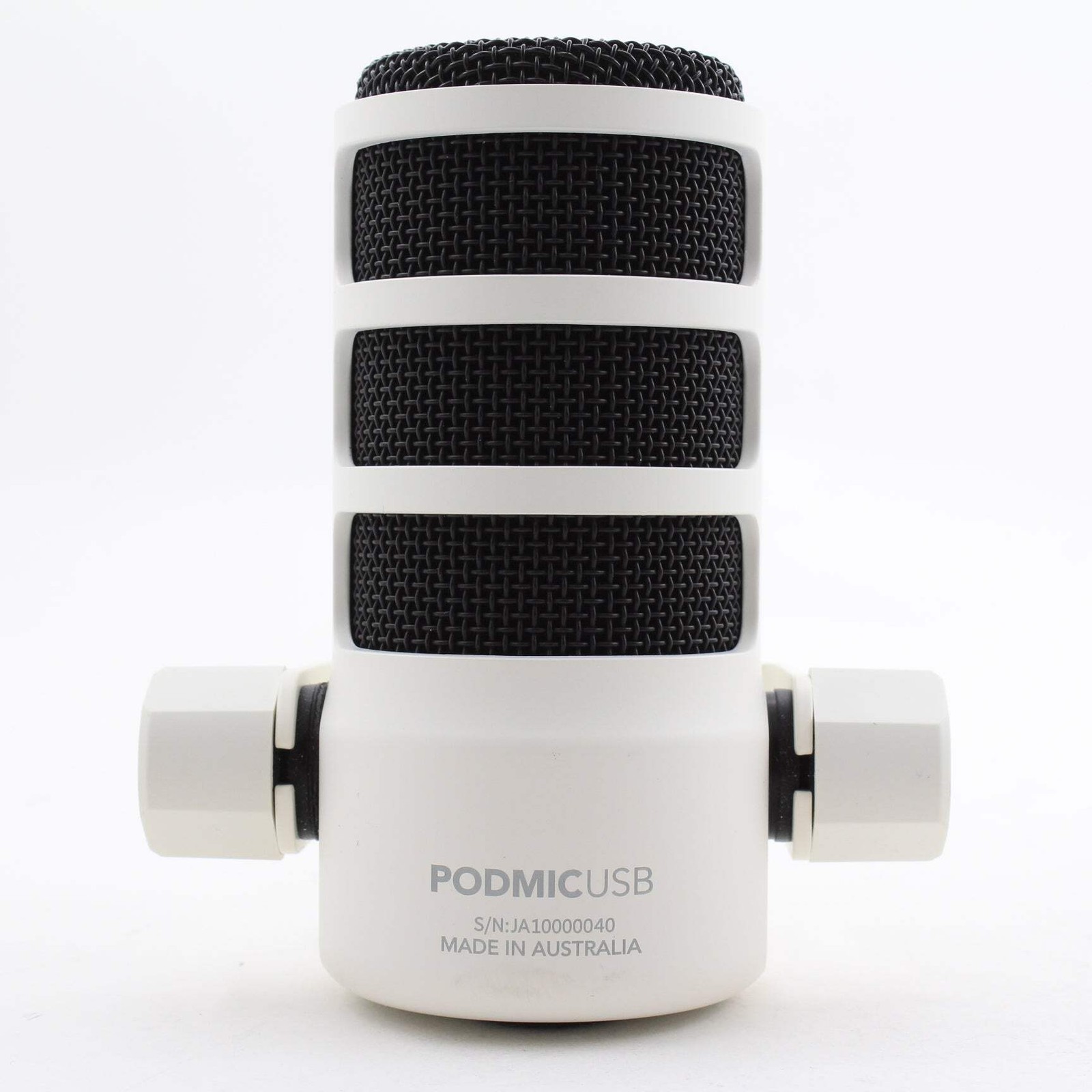 * OPEN BOX GOOD * RODE PodMic USB and XLR Dynamic Broadcast Microphone (White)