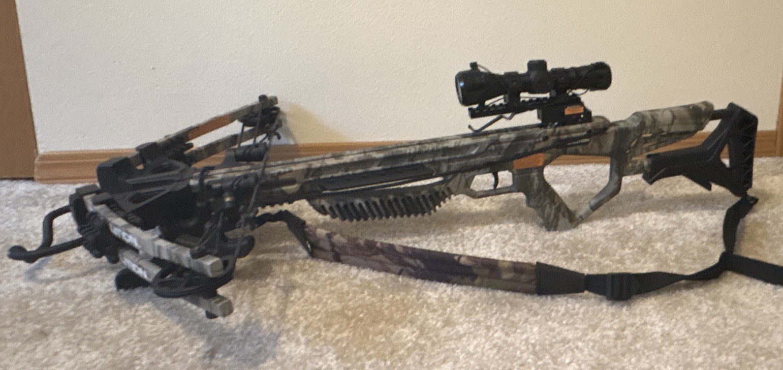PSE Coalition Adjustable Stock 380fps Dual String Stop Hunting Compound Crossbow
