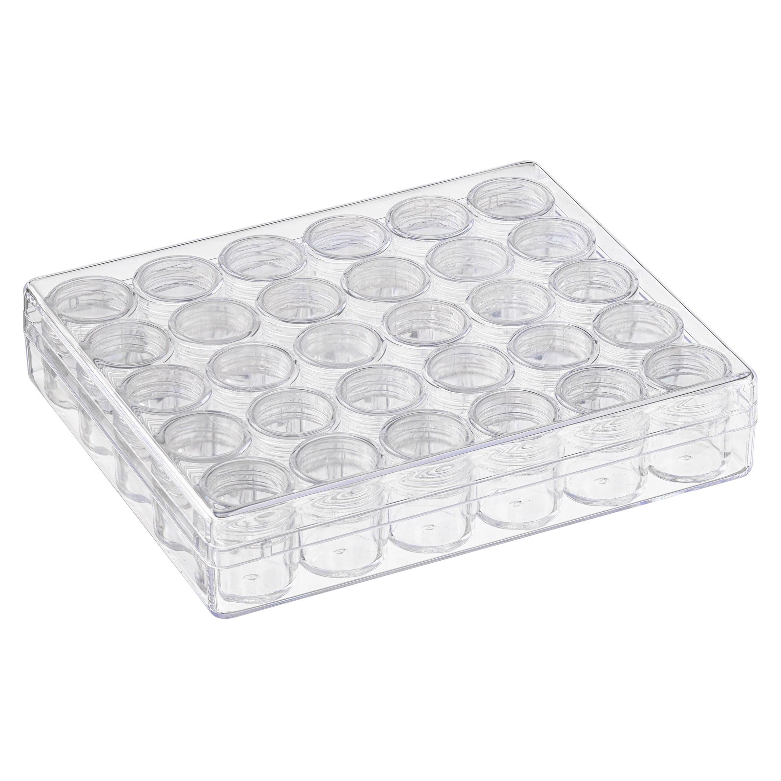 3 Box Set 90pcs Diamond Art Plastic Containers Beads Storage Organizer Jars