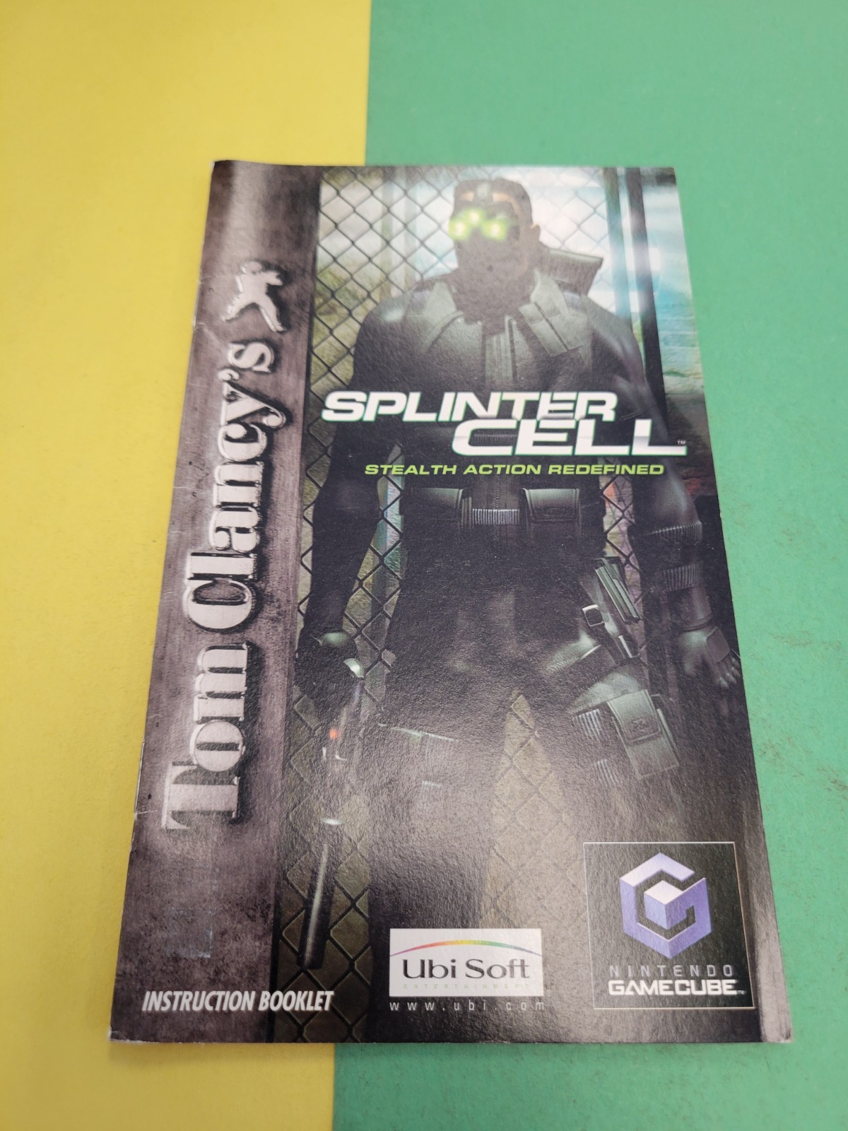 Splinter Cell  - Nintendo Gamebube GC - Manual Only