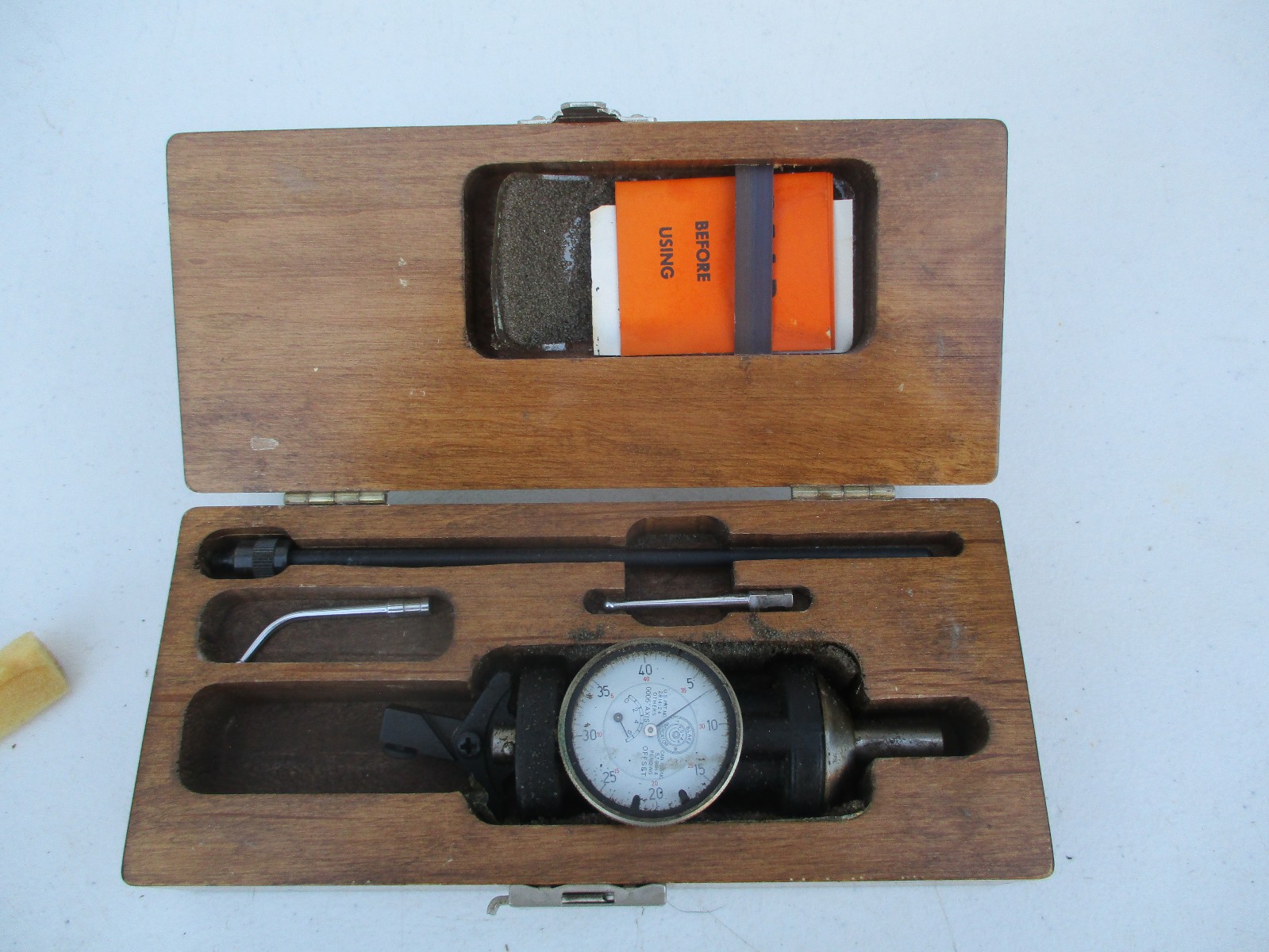 Blake CO-AX Centering Indicator Set Dial Indicator Gauge w/ Wooden Case