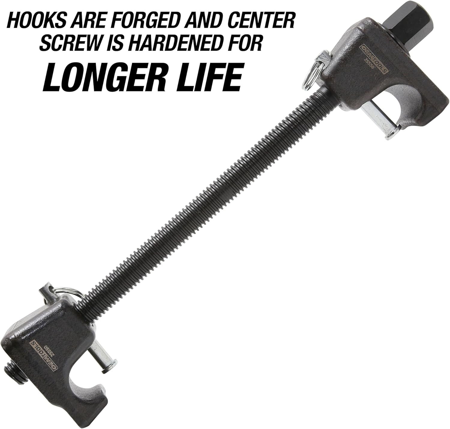 Universal 2-Piece Strut Spring Compressor - Safely Compress MacPherson Springs