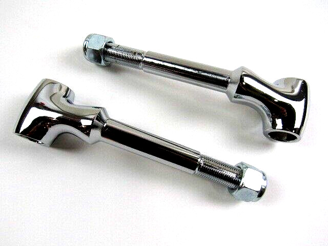 1928-34 Ford Front Axle Spring Perch Set Chrome Pair C22608C