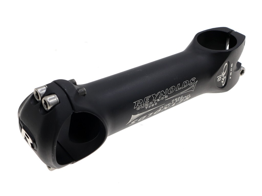 NOS! Reynolds Ouzo Race AL 7050 Bike Stem 1 1/8" x 31.8mm x 130mm x +/-6° Black