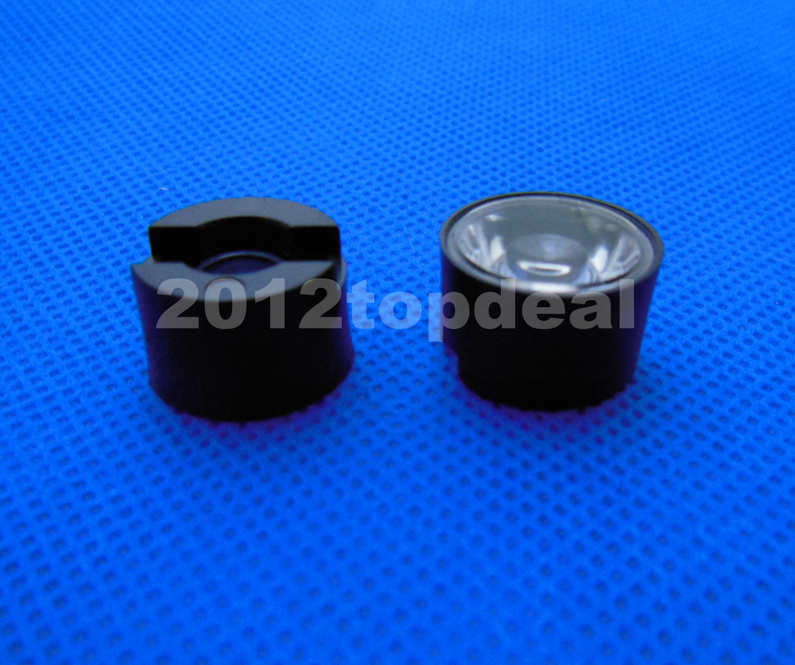 10pcs High Power LED lens 15mm convex lens pmma 15degree led lens black holder
