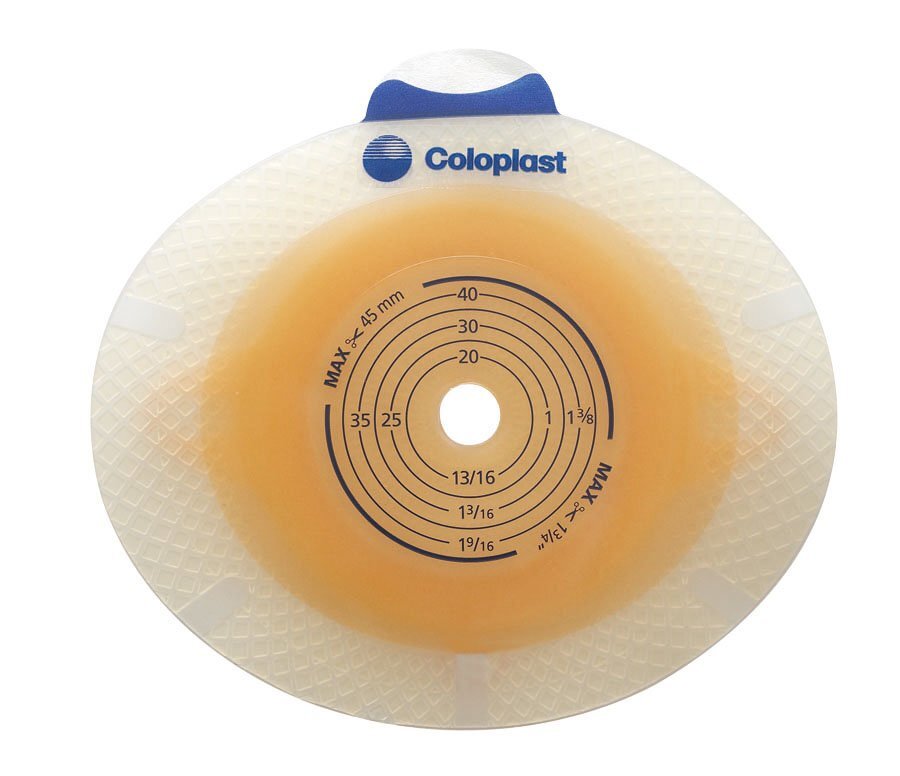 SenSura Flex Xpro Ostomy Barrier Ext Wear Double Layer Adh 2.75in Flange Box/5