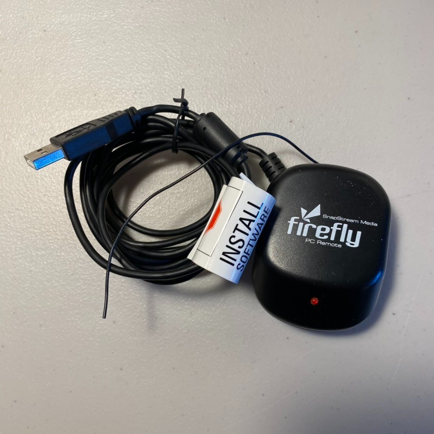 Bundle: SnapStream firefly RF Remote for PC, Receiver, Users Guide, Install CD