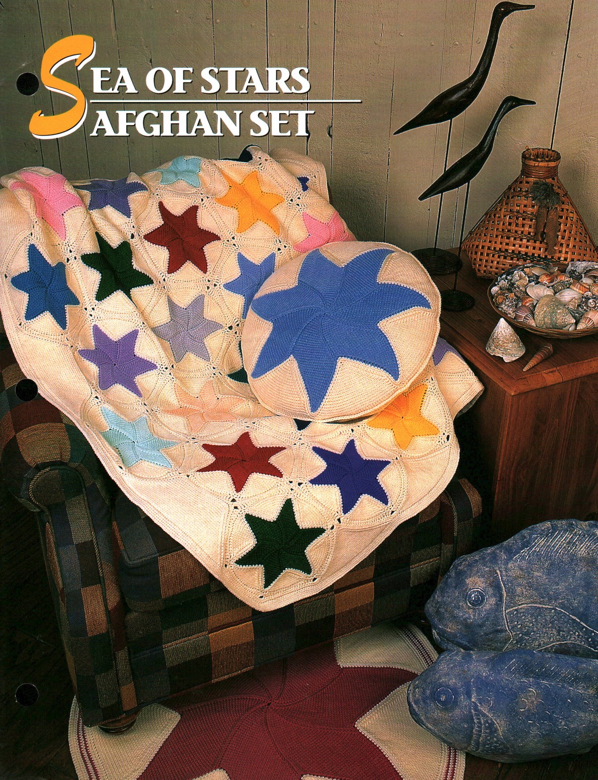 Sea of Stars Afghan Set | Annie's Crochet Quilt & Afghan Club QAC310-01