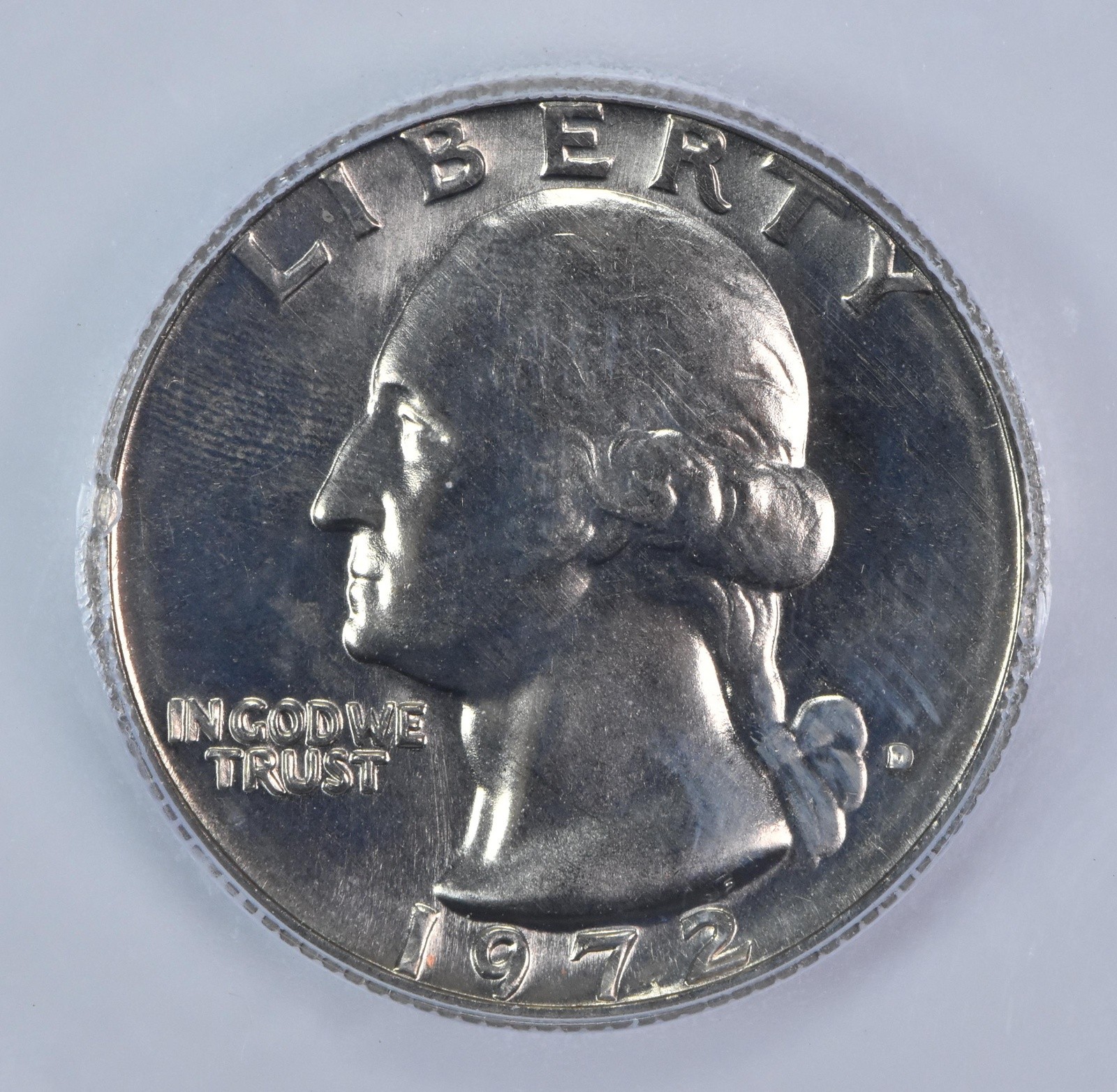 1972-D Washington Quarter MS67 ICG