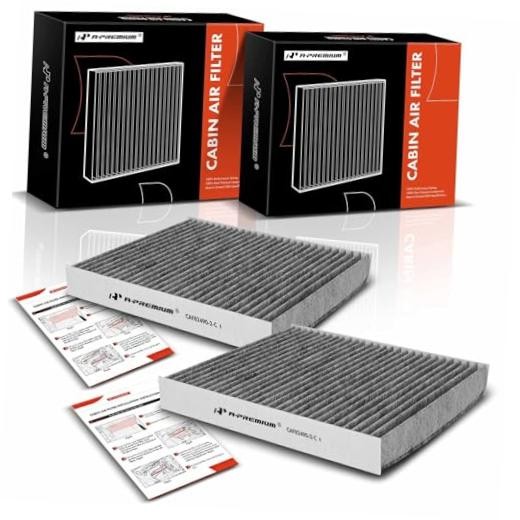 2-PC Cabin Air Filter with Activated Carbon Compatible with Honda CR-V CRV