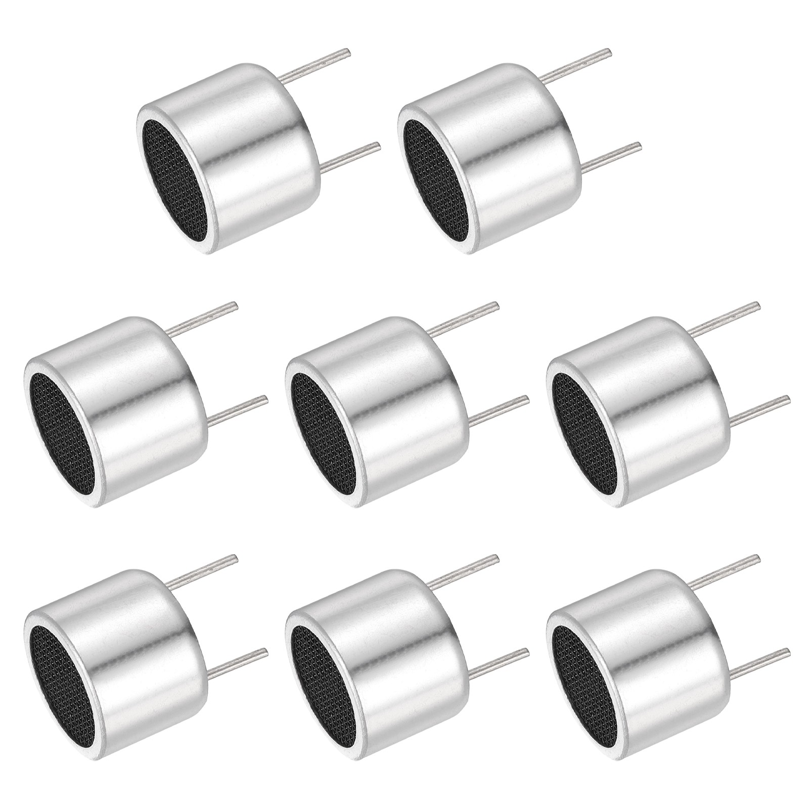 8 Pcs Ultrasonic Module Distance Sensor TCT40-16R/T High Precision, Silver