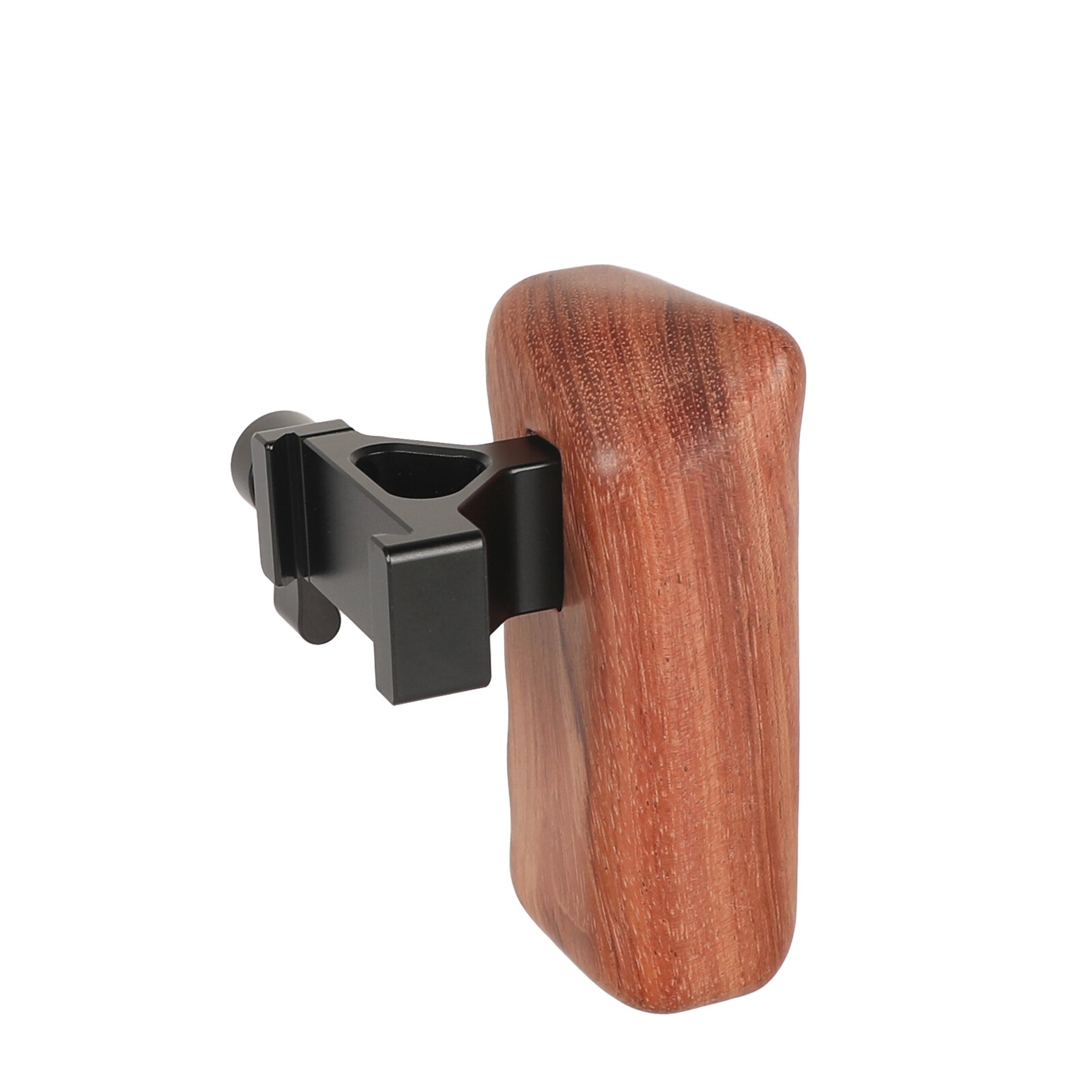 Right Hand Grip Wooden with QR ARCA-compatible Clamp fr DSLR Camera Cage Rig