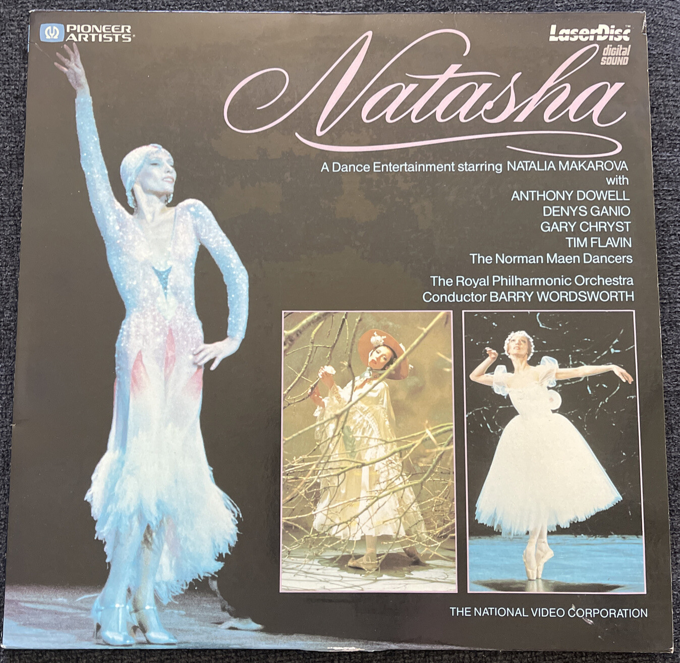 LD Laserdisc Ballet NATASHA w/ Natalia Makarova Norman Maen Dancers