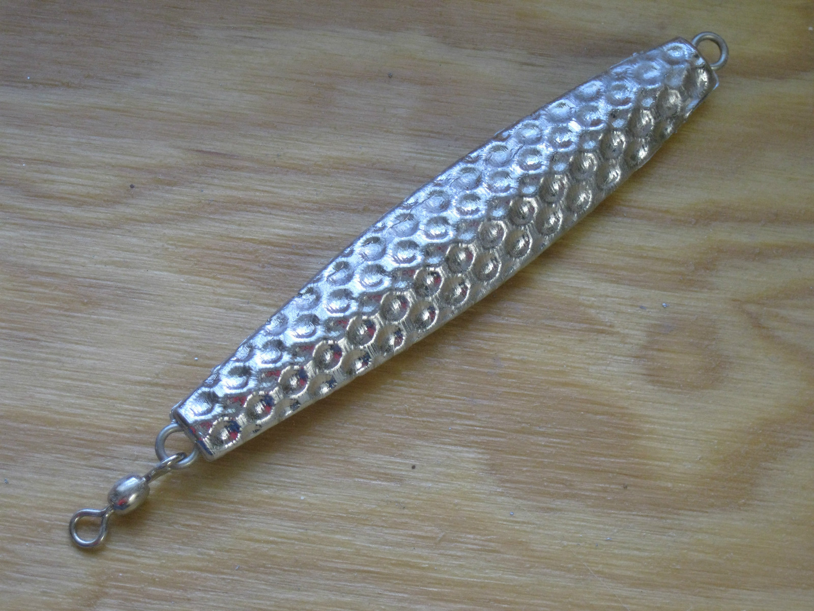 Saltwater fishing jig 10oz Hammered Diamond Cod lure no paint or hook