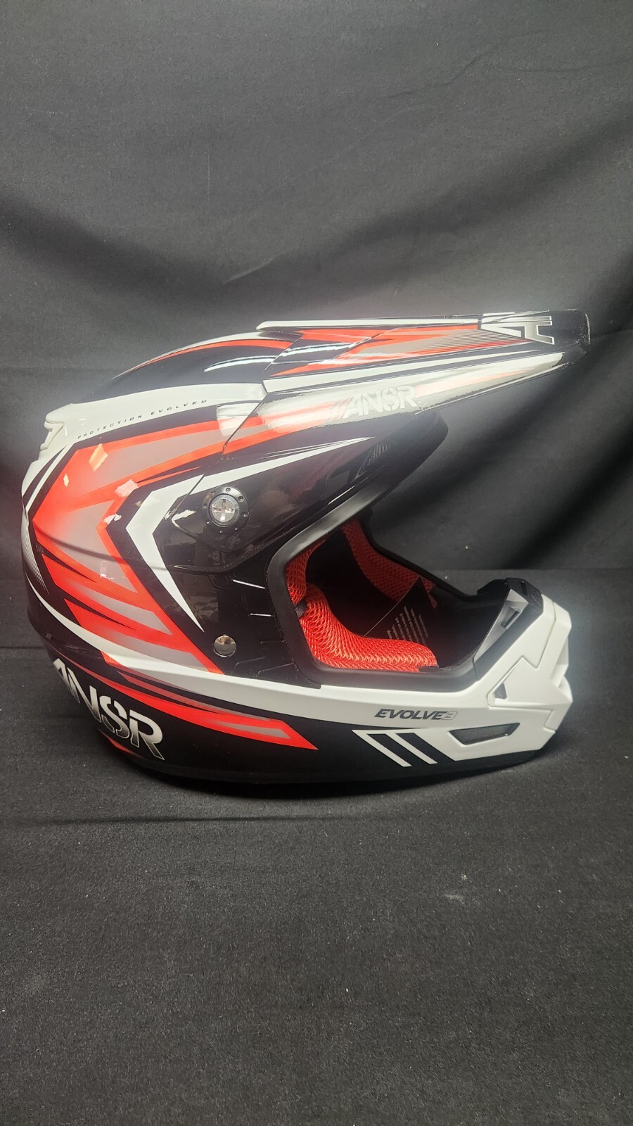 Answer Racing Evolve 3 (BLK/RED/WHT) Size Small [7399]