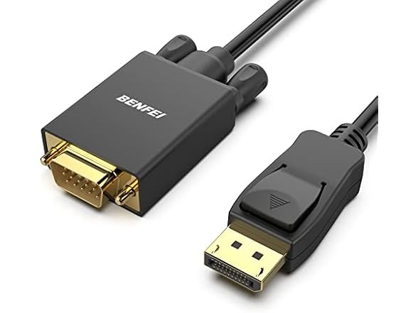 2 Pack DisplayPort to VGA 10 Feet Cable