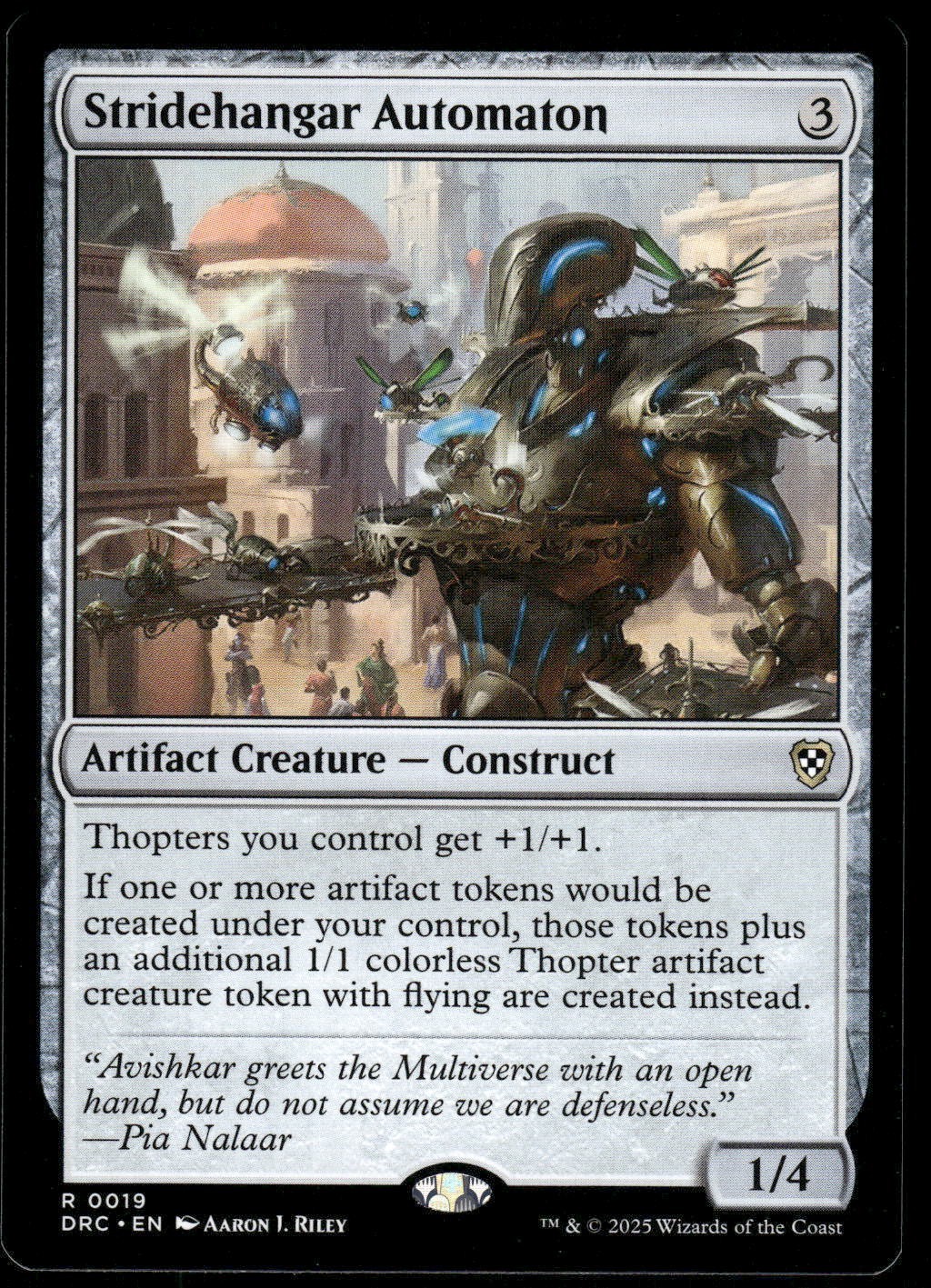 1x Stridehangar Automaton - Commander: Aetherdrift - NM - MTG