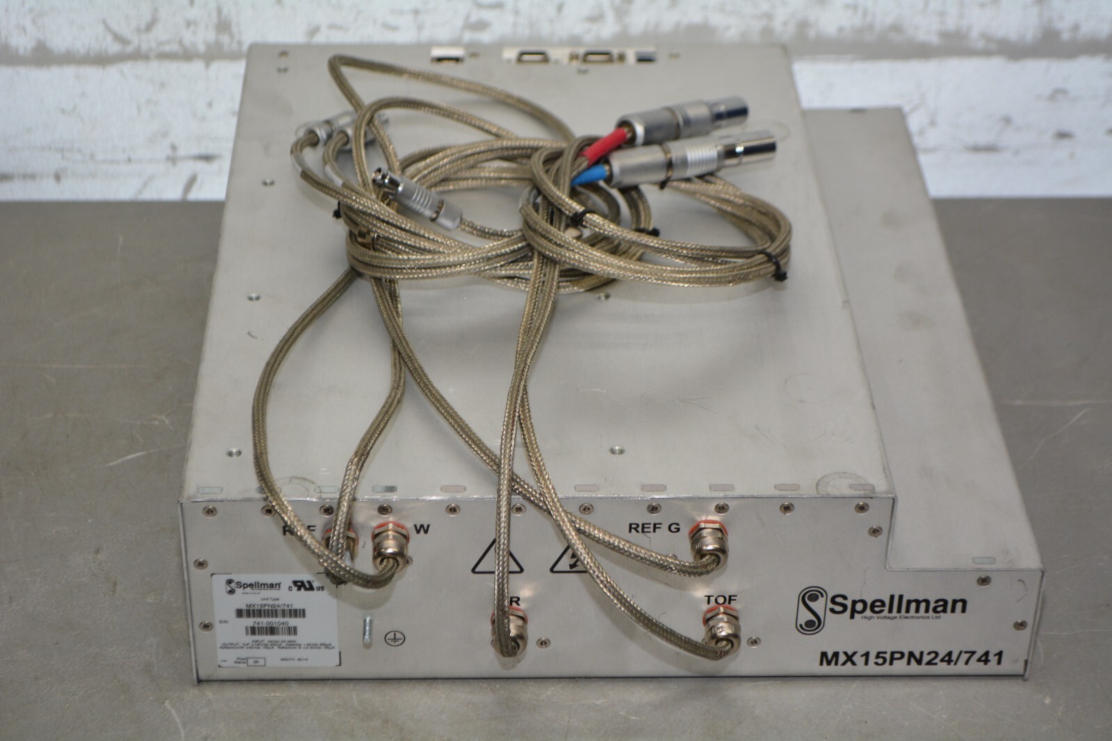 ^ Spellman MX15PN24/741 High Voltage Power Supply #X3560