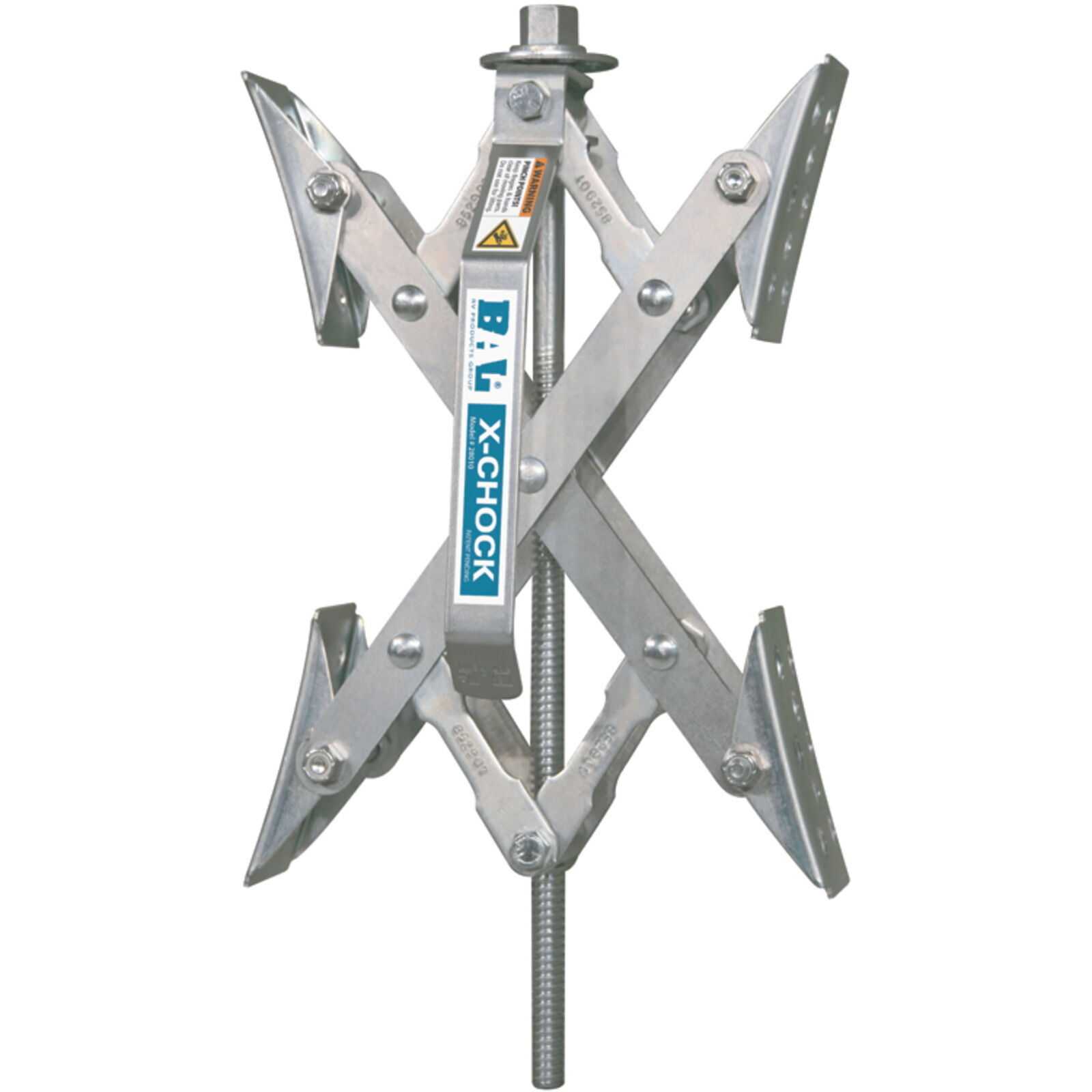 28010 X-Chock Tire Locking Chock for RV Trailers Extendable RV Motor Stabilizer