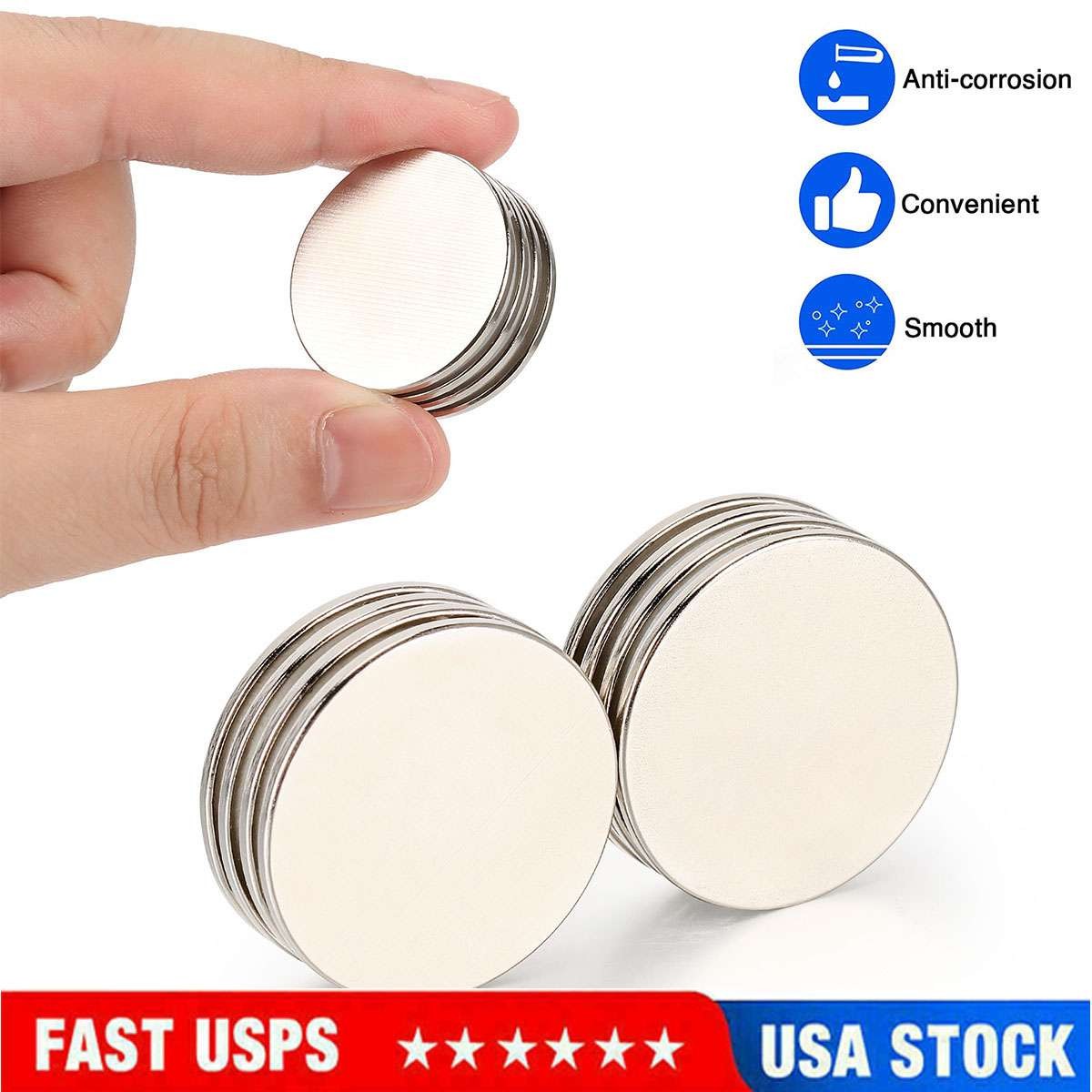 8/16/24/32Pcs Strong N52 Rare Earth Round Neodymium Magnet Disc Thin Tiny Small