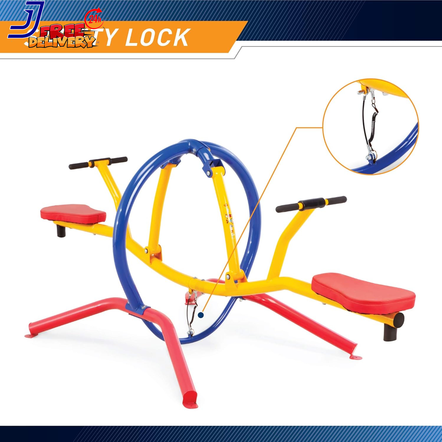 Indoor & Outdoor Playground Equipment Teeter Totters, 360 Spinning Seesaw, Swing