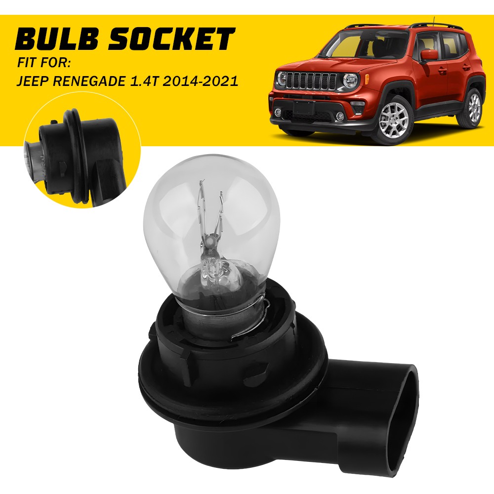 Front DRL Daytime Running Lamp Light Socket Bulb For 1.4T 2014-21 Jeep Renegade