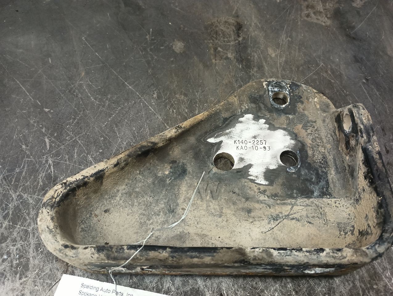 K140-2257 Crossmember Gusset  (11823946