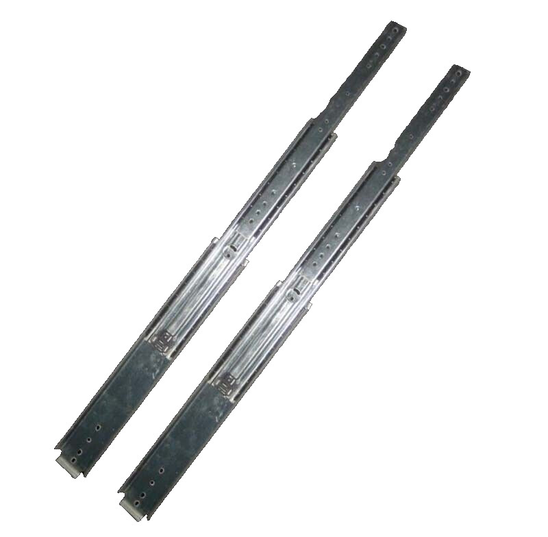 1 Pair Extension Three-section Drawer Guide Rail Heavy Duty 2 Drawer 76mm Width